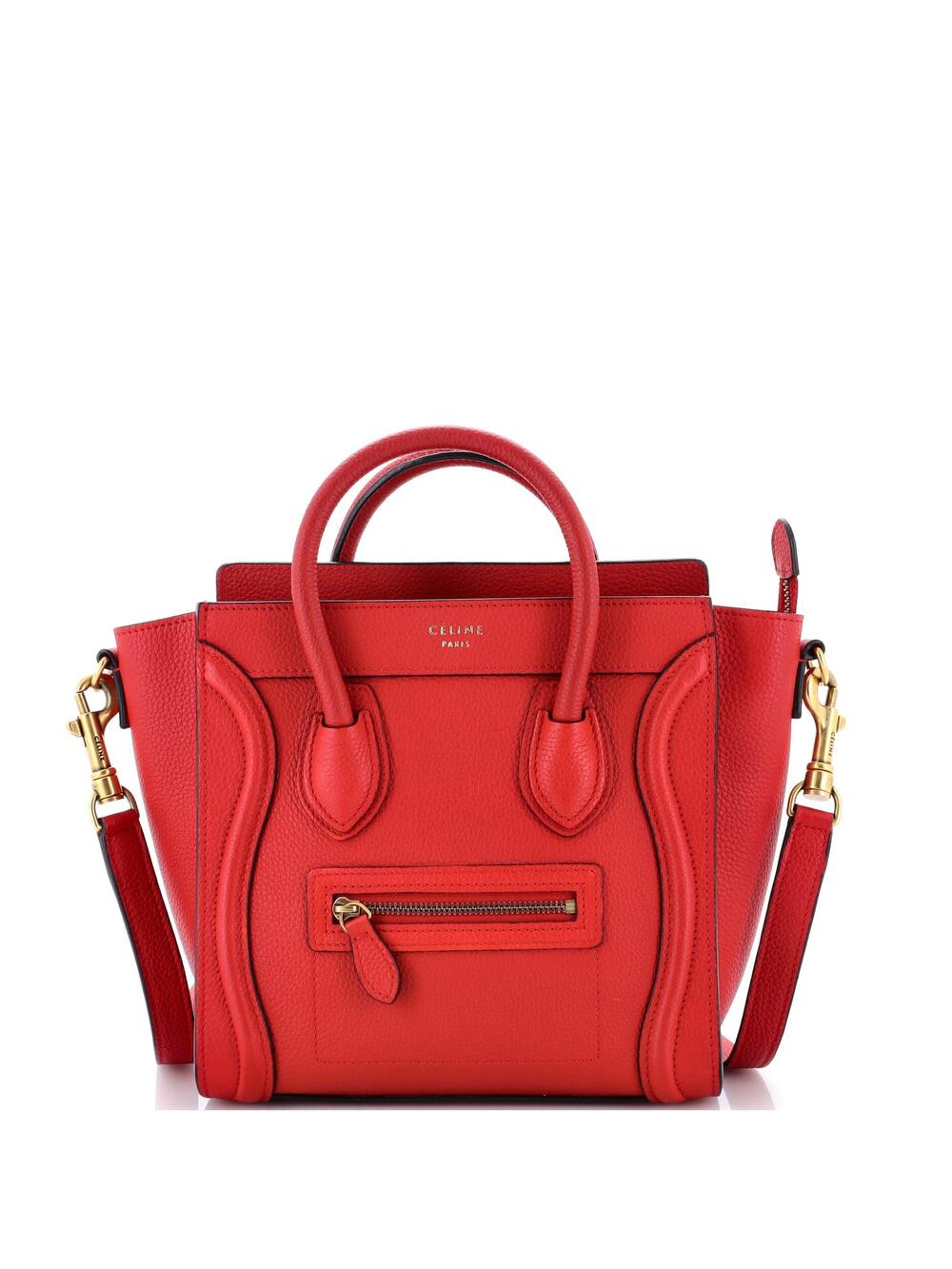 Celine Luggage Bag Grainy Leather Nano #364272C19B